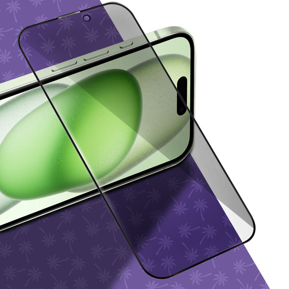 Shy Palm Privacy edzett üveg iPhone 15-hez