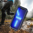 Vízálló tok iPhone 13 Pro, Redpepper, MagSafe-hoz, fekete