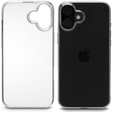 Tok iPhone 16-hoz, ERBORD Slim, átlátszó + 9H üveg
