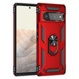 Páncélozott telefontok a Google Pixel 6 Pro, Nox Case Ring, piros