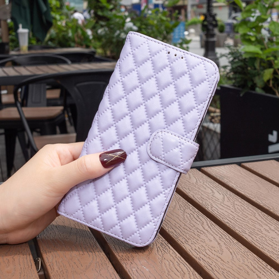 Pattintható tok a Realme C55, Wallet, BINFEN COLOR, lila