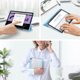 Tok Samsung Galaxy Tab S10 Lite / S10 FE / S9 FE, Dux Ducis TOBY, kék
