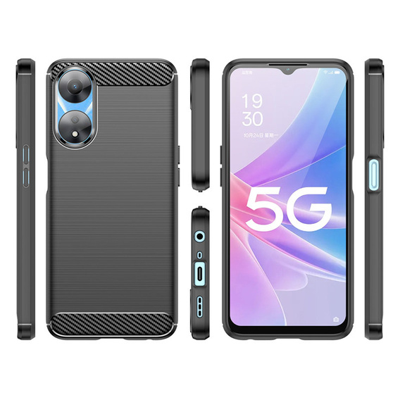 Telefontok a Oppo A78 5G, Carbon, fekete