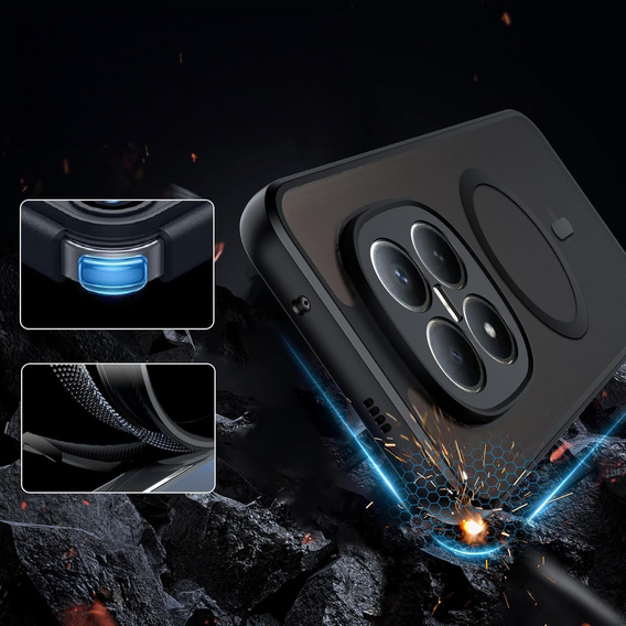 MagSafe ERBORD Matt tok Xiaomi Redmi Note 15 Pro Plus 5G / Poco M8 Pro 5G készülékhez