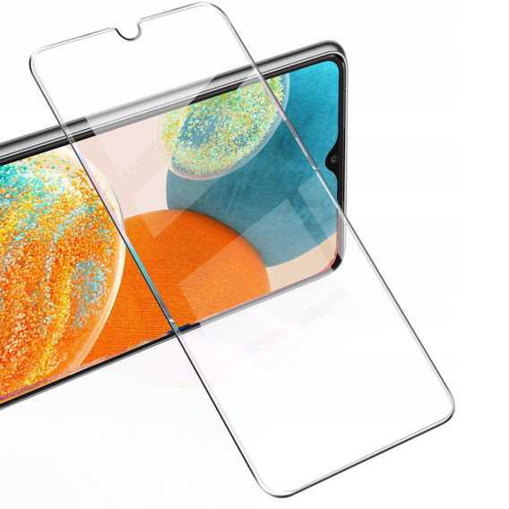 2x edzett üveg a Samsung Galaxy A23 4G/5G, ERBORD 9H Hard Glass a képernyőn