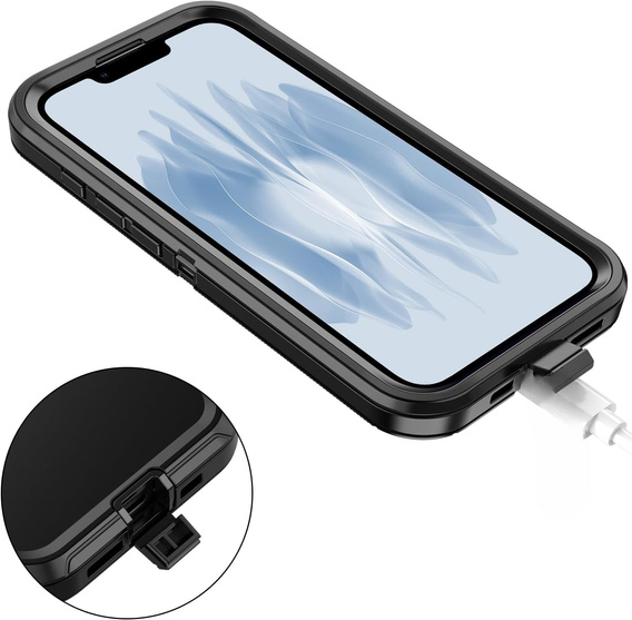 Tok kerettel iPhone 16E készülékhez, MagSafe-hoz, fekete