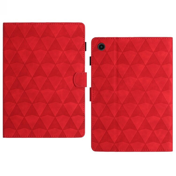 Tok Lenovo Tab M10 Plus 10.6 Gen 3 TB-125F TB-128F, Classic, tolltartóval, piros