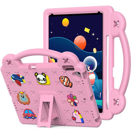 Gyermek tok iPad 10.2" 2021/2020/2019 (9/8/7 gen.) / Air 10.5" 2019 (3 gen.), Cute Patterns, állvánnyal, rózsaszín