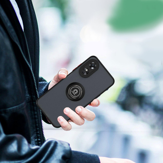 Tok Oppo A98 5G, Frosted Ring, fekete