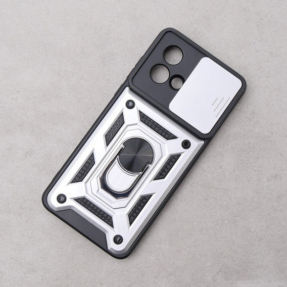 Telefontok a Motorola Moto G84 5G, CamShield Slide, ezüst