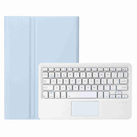 Tok + billentyűzet Samsung Galaxy Tab A8 10.5 X200 / X205, Touchpad, kék