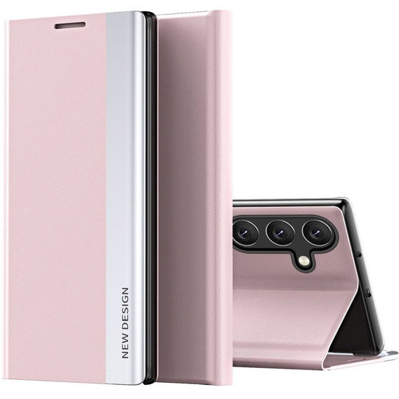 Pattintható tok a Samsung Galaxy A54 5G, Side Magnetic, rózsaszín
