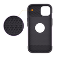 ERBORD MagSafe Cam Slider tok, lila + képernyővédő üveg iPhone 13 / iPhone 14 készülékekhez