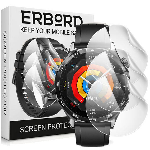 3x ERBORD hidrogél fólia Huawei Watch GT 5 46mm