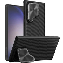 Nillkin páncélozott tok Samsung Galaxy S24 Ultra, CamShield Prop, fekete