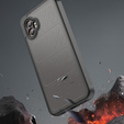 Telefontok a Samsung Galaxy Xcover 7 Pro, Fusion Hybrid, átlátszó / fekete