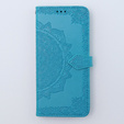 Pattintható tok a Motorola Moto G54 5G, Mandala, kék