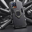 Telefontok a Realme 8 / 8 Pro, Kickstand Ring, fekete