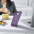 Tok iPhone 16E, Kickstand Matt Case, MagSafe, lila
