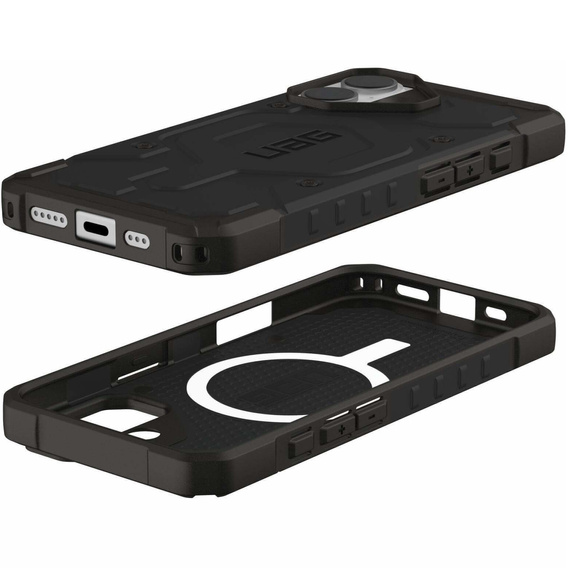 Urban Armor Gear Telefontok a iPhone 15 Plus, Pathfinder MagSafe, fekete