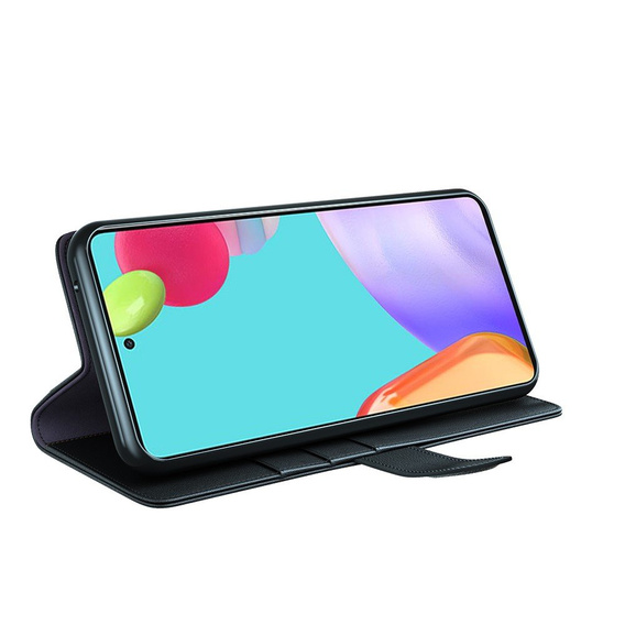 Pattintható tok Samsung Galaxy A52 / A52s, Split Leather, kék