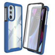 Tok Motorola Edge 30 Pro készülékhez, Shockproof, fóliával, kék