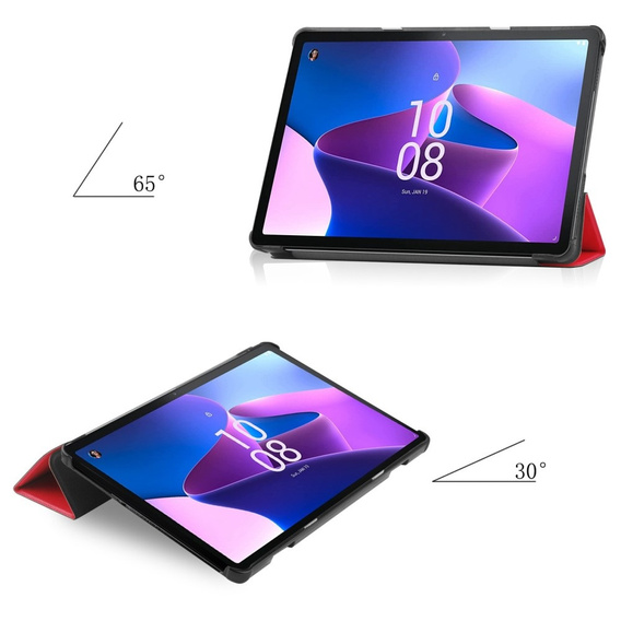 Tok Lenovo Tab M10 10.1 Gen 3, Smartcase, piros