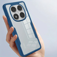 Tok Xiaomi Redmi Note 14 Pro 5G készülékhez, Shockproof, fóliával, sötétkék