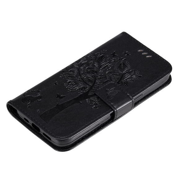 Pattintható tok Xiaomi 13T / 13T Pro, fa, fekete