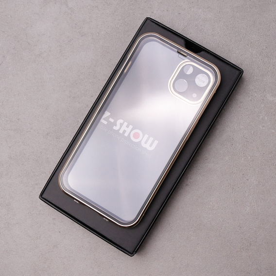 Tok iPhone 13, Magnetic Dual Glass, arany
