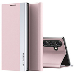 Pattintható tok a Samsung Galaxy A35 5G, Side Magnetic, rózsaszín