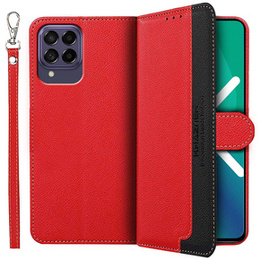 Pattintható tok a Samsung Galaxy M53 5G, KHAZNEH RFID, kék