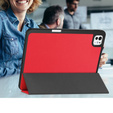 Tok iPad Pro 11" 2024 (5 gen.), Smartcase tolltartóval, piros