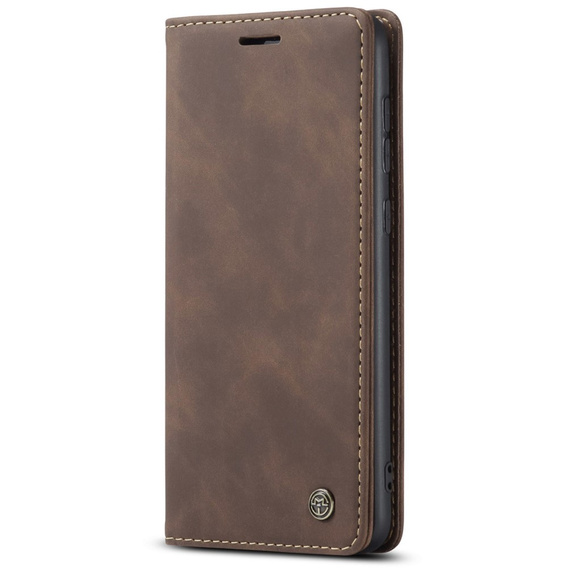 CASEME tok Samsung Galaxy A53 5G, Leather Wallet Case, kávé