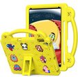 Gyermek tok iPad 10.2" 2021/2020/2019 (9/8/7 gen.) / Air 10.5" 2019 (3 gen.), Cute Patterns, állvánnyal, sárga