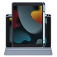 Tok iPad 10.2" 2021/2020/2019 (9/8/7 gen.), tolltartóval, 360°-os forgatható, lila