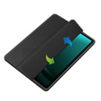 Tok Samsung Galaxy Tab S9 FE+ Plus, Smartcase Hybrid, tolltartó résszel, fekete