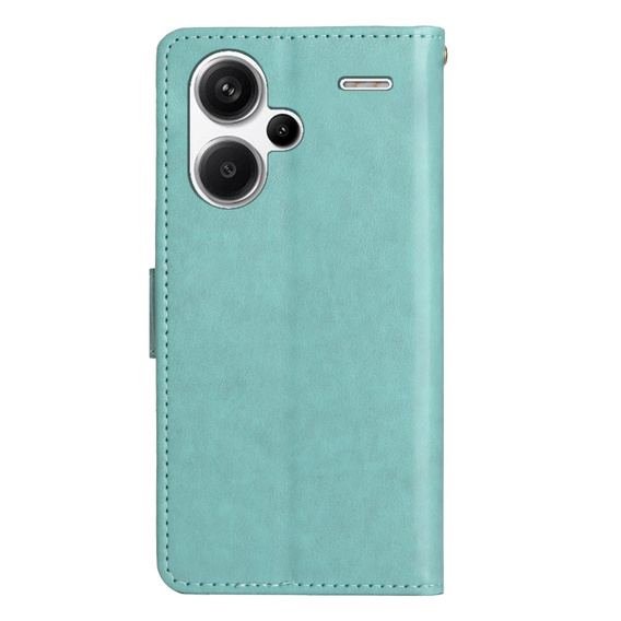 Pattintható tok a Xiaomi Redmi Note 13 Pro+, Butterfly, világoskék