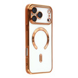 Electro MagSafe tok iPhone 17 Pro készülékhez, narancssárga színű