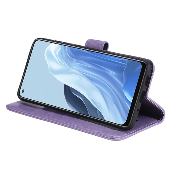 Pattintható tok a Oppo Reno7 5G, Mandala, lila
