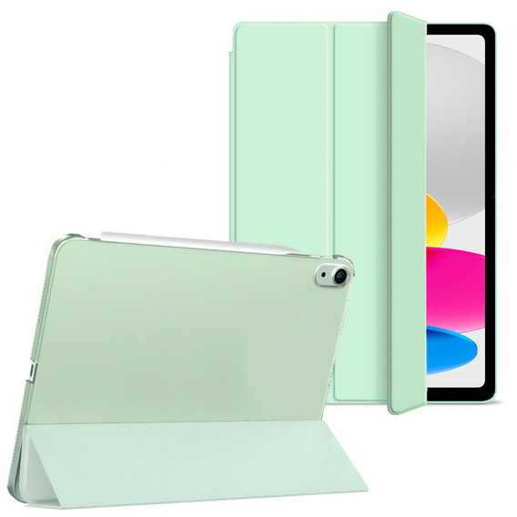 Tok iPad 10.9 2022 10 Gen, Smart Pencil, tolltartóval, zöld