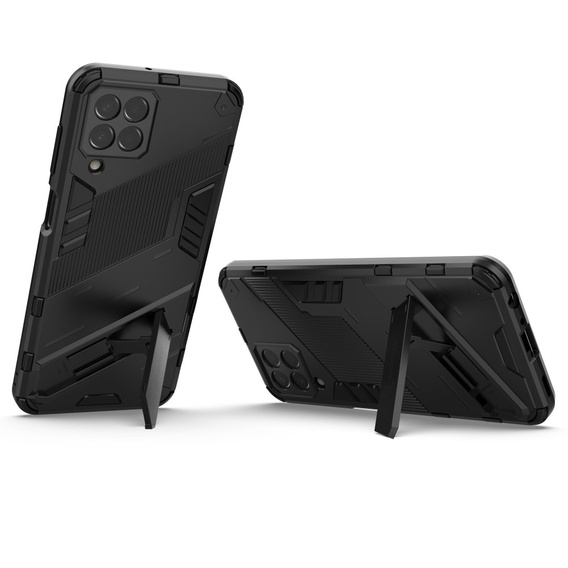 Tok Samsung Galaxy M33 5G, Military kickstand, fekete