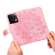 Pattintható tok a Xiaomi Redmi Note 13 Pro 5G, Mandala, rózsaszín rose gold