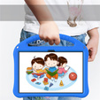 Gyermek tok a T Tablet 2 5G-hez, állvánnyal és fogantyúval, kék színű