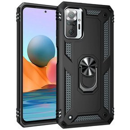 Páncélozott telefontok a Xiaomi Redmi Note 10 Pro, Nox Case Ring, fekete