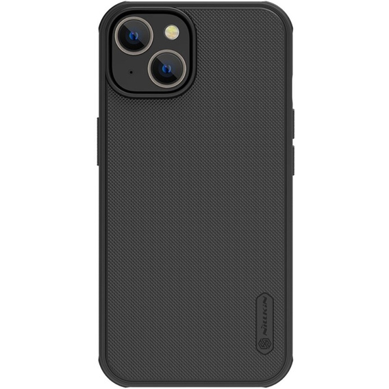 NILLKIN tok iPhone15 Plus, Frosted Shield, MagSafe, fekete