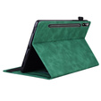 Tok Samsung Galaxy Tab S10 FE+ Plus, Classic, tolltartóval, fekete