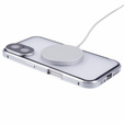 Magnetic Dual Glass MagSafe tok iPhone 16, ezüst