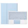 Tok + billentyűzet Samsung Galaxy Tab S6 Lite 2020 P610/P615 / S6 Lite 2022 10.4, Touchpad Pen Slot, kék