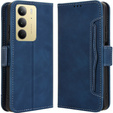 Pattintható tok a Realme 14X / Realme C75, Card Slot, sötétkék